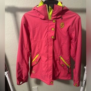 Scott Outerwear Winter Coat Jacket‎ Woman’s Small Pink Ski Snowboarding Sleeding